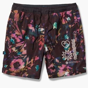 Like New Men’s Stance Complex Hybrid Shorts, Large, Floral, (Worn once, too big)